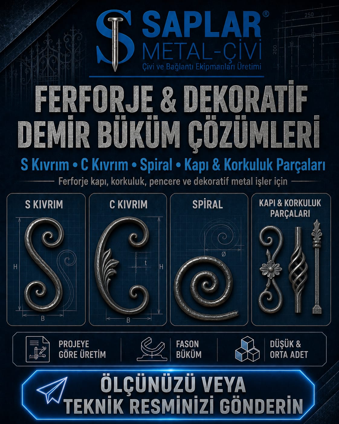 Özel metal form prototip üretimi